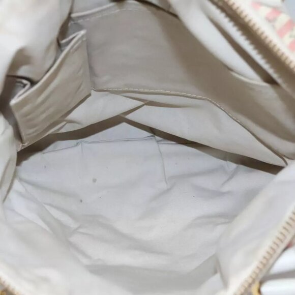 LOUIS VUITTON Mini Lin Croisette Marina PM Bag Pink White M95495 LV Auth 115345 - Picture 11 of 16